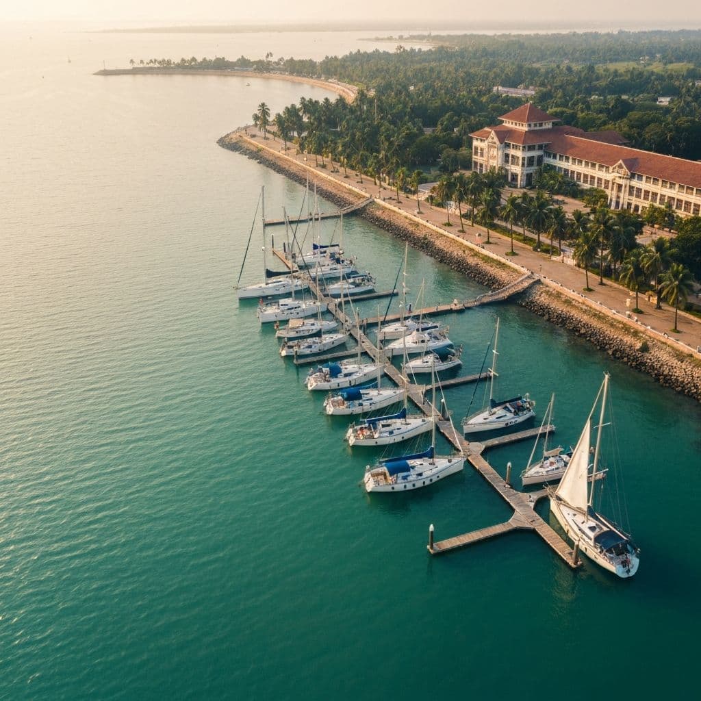 Royal Madras Yacht Club marina at Chennai Port